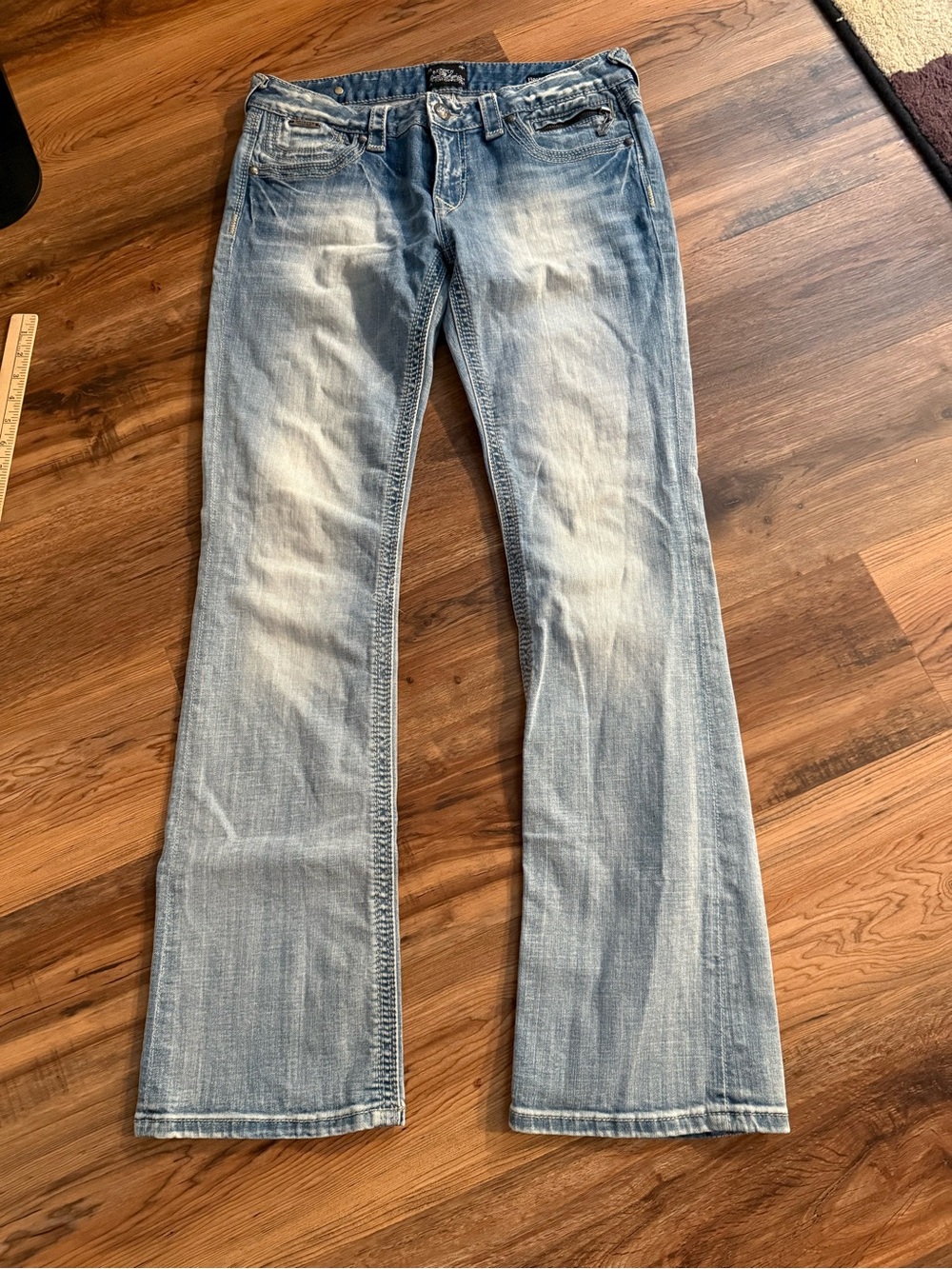 Express Light Blue Women's Bootcut Jeans
